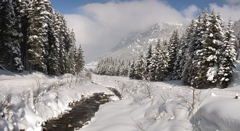 valunerbach en stachlerkopf.jpg - Een leuke loipe langs de Valünerbach.